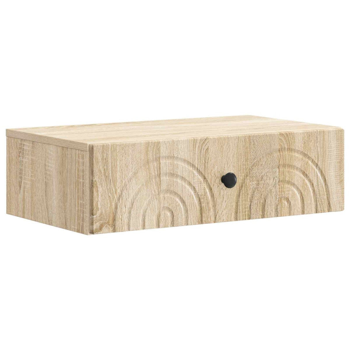 vidaXL Τραπεζάκι Τοίχου Sonoma Δρυς 59 x 34,5 x 17 εκ.