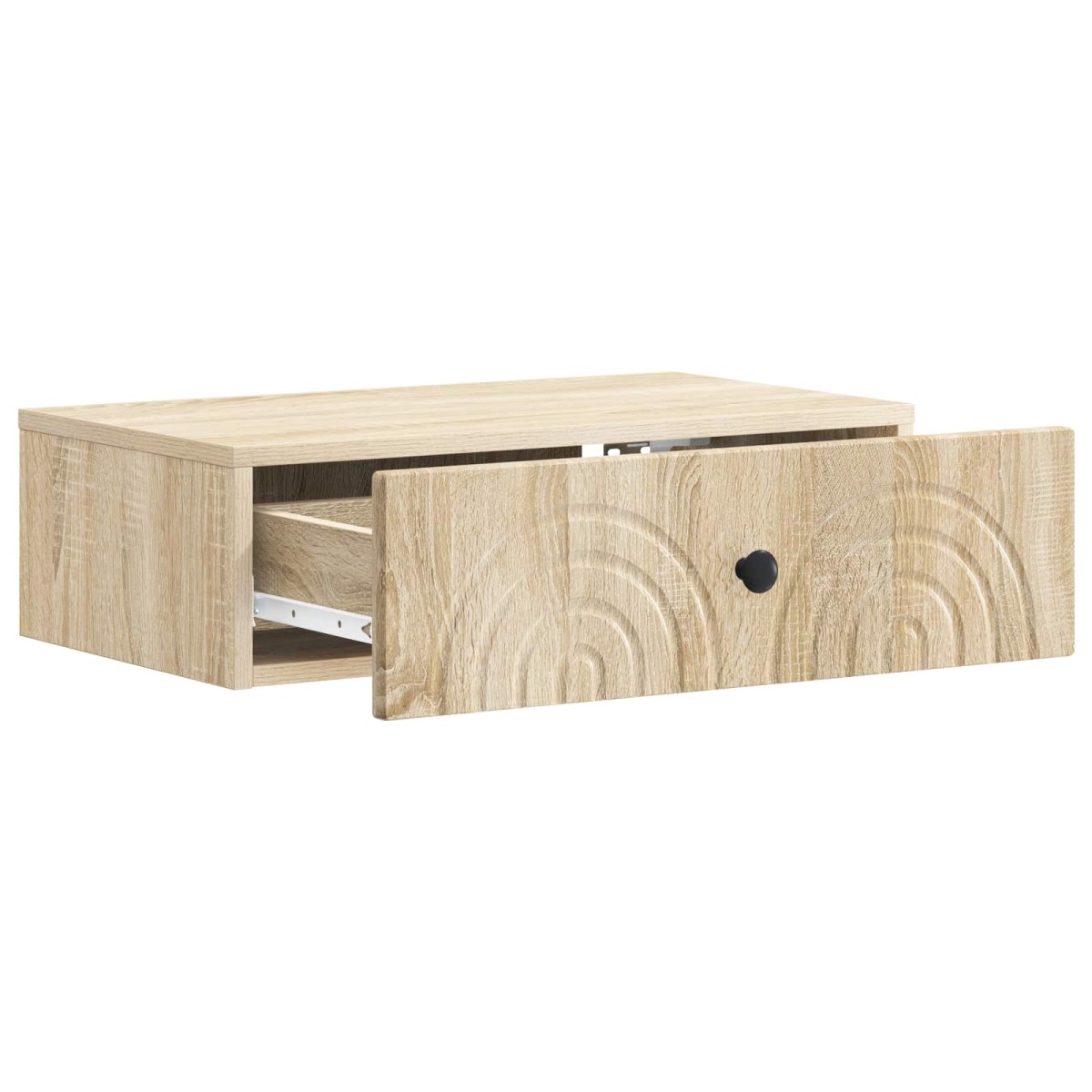 vidaXL Τραπεζάκι Τοίχου Sonoma Δρυς 59 x 34,5 x 17 εκ.