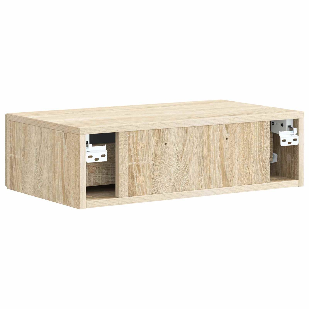 vidaXL Τραπεζάκι Τοίχου Sonoma Δρυς 59 x 34,5 x 17 εκ.