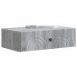vidaXL Τραπεζάκι Τοίχου Γκρι Sonoma 59 x 34,5 x 17 εκ.