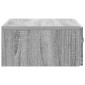 vidaXL Τραπεζάκι Τοίχου Γκρι Sonoma 59 x 34,5 x 17 εκ.