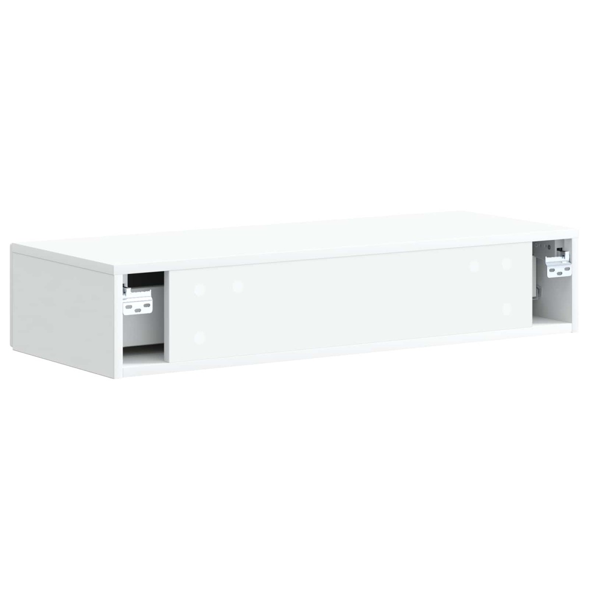 vidaXL Τραπεζάκι Τοίχου Λευκό 87,5 x 34,5 x 17 εκ. Επεξεργασμένο Ξύλο