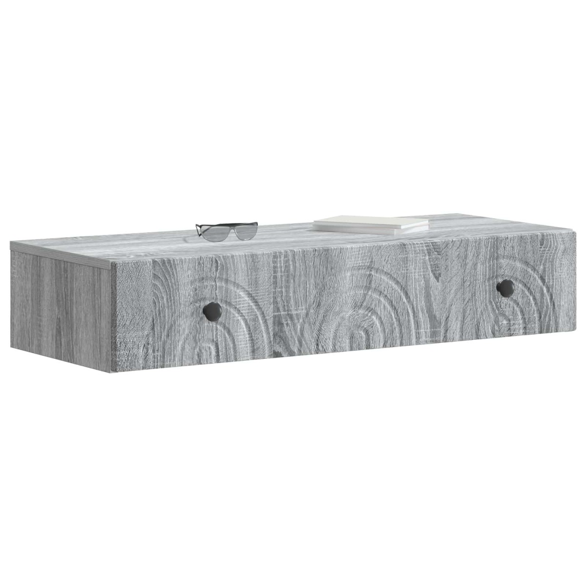 vidaXL Τραπεζάκι Τοίχου Γκρι Sonoma 87,5 x 34,5 x 17 εκ.