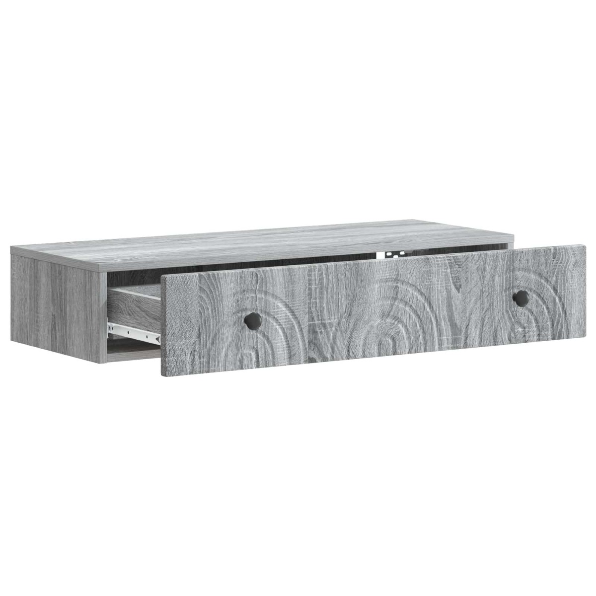 vidaXL Τραπεζάκι Τοίχου Γκρι Sonoma 87,5 x 34,5 x 17 εκ.
