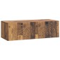 vidaXL Τοποθετούμενος στον τοίχο τηλεοπτικός ερμάριος Παλαιωμένο ξύλο
