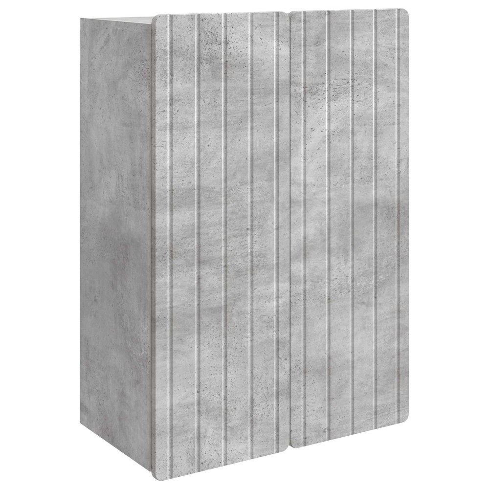 vidaXL Τοίχου Ντουλάπα Γκρι Σκυροδέματος 66 x 34,5 x 92 εκ.