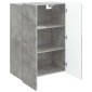 vidaXL Τοίχου Ντουλάπα Γκρι Σκυροδέματος 66 x 34,5 x 92 εκ.