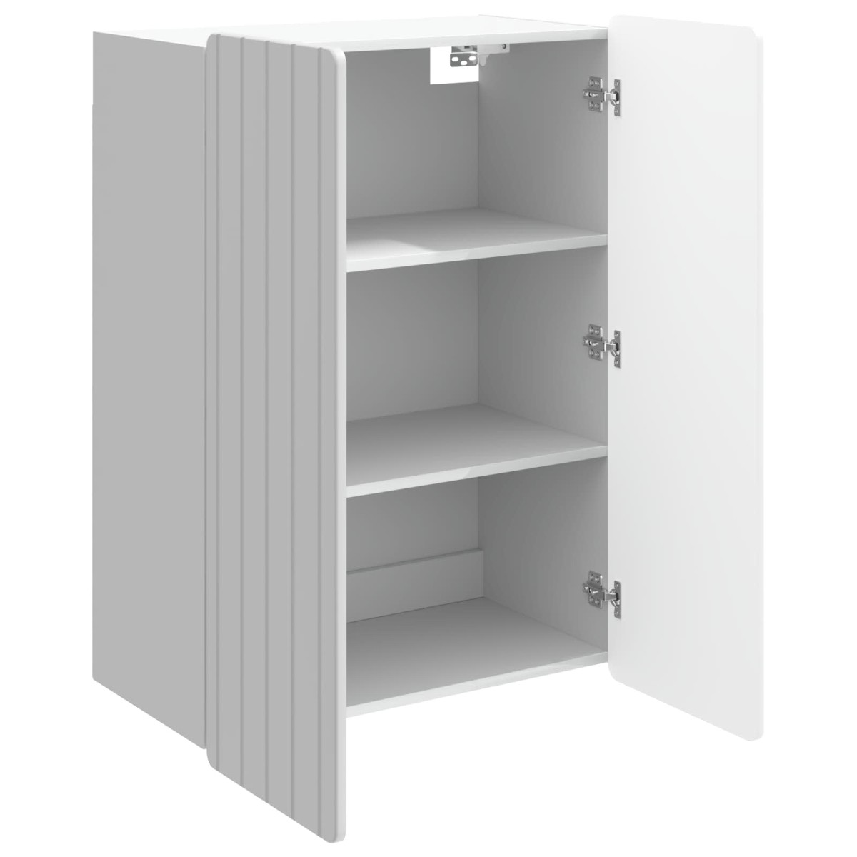 vidaXL Τοίχου Ντουλάπα Γυαλιστερό Λευκό 66 x 34,5 x 92 εκ.