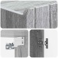 vidaXL Τοίχου Ντουλάπα Γκρι Sonoma 66 x 34,5 x 92 εκ.