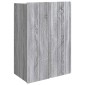 vidaXL Τοίχου Ντουλάπα Γκρι Sonoma 66 x 34,5 x 92 εκ.