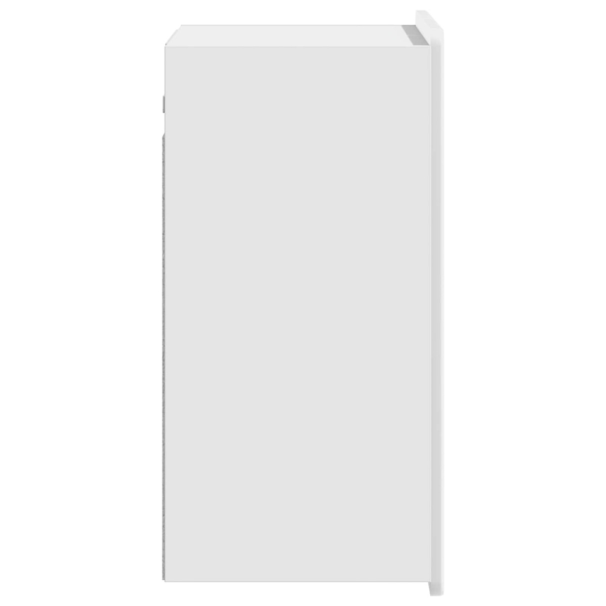 vidaXL Τοίχου Ντουλάπα Γυαλιστερό Λευκό 59 x 31 x 64 εκ.
