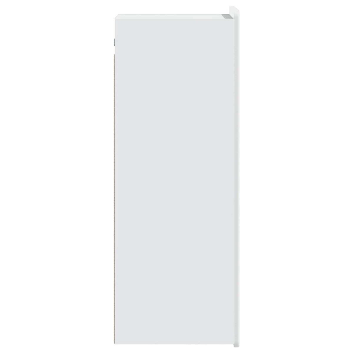 vidaXL Τοίχου Ντουλάπα Λευκό 33 x 34,5 x 94 εκ. Επεξεργασμένο Ξύλο