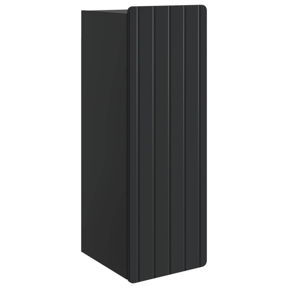 vidaXL Τοίχου Ντουλάπα Μαύρο 33 x 34,5 x 94 εκ. Επεξεργασμένο Ξύλο