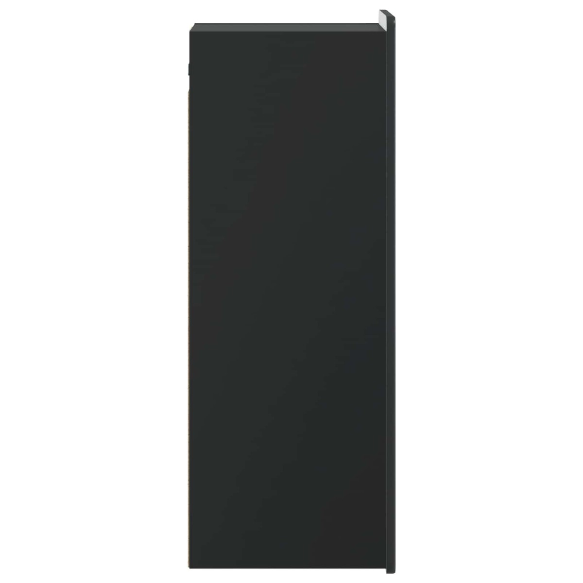 vidaXL Τοίχου Ντουλάπα Μαύρο 33 x 34,5 x 94 εκ. Επεξεργασμένο Ξύλο