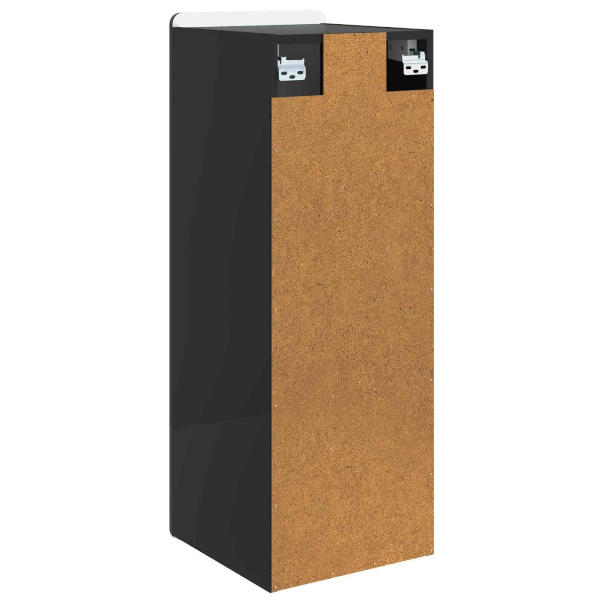 vidaXL Τοίχου Ντουλάπα Μαύρο 33 x 34,5 x 94 εκ. Επεξεργασμένο Ξύλο