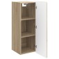 vidaXL Τοίχου Ντουλάπα Sonoma Δρυς 33 x 34,5 x 94 εκ.