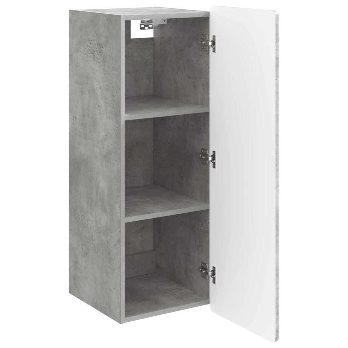 vidaXL Τοίχου Ντουλάπα Γκρι Σκυροδέματος 33 x 34,5 x 94 εκ.
