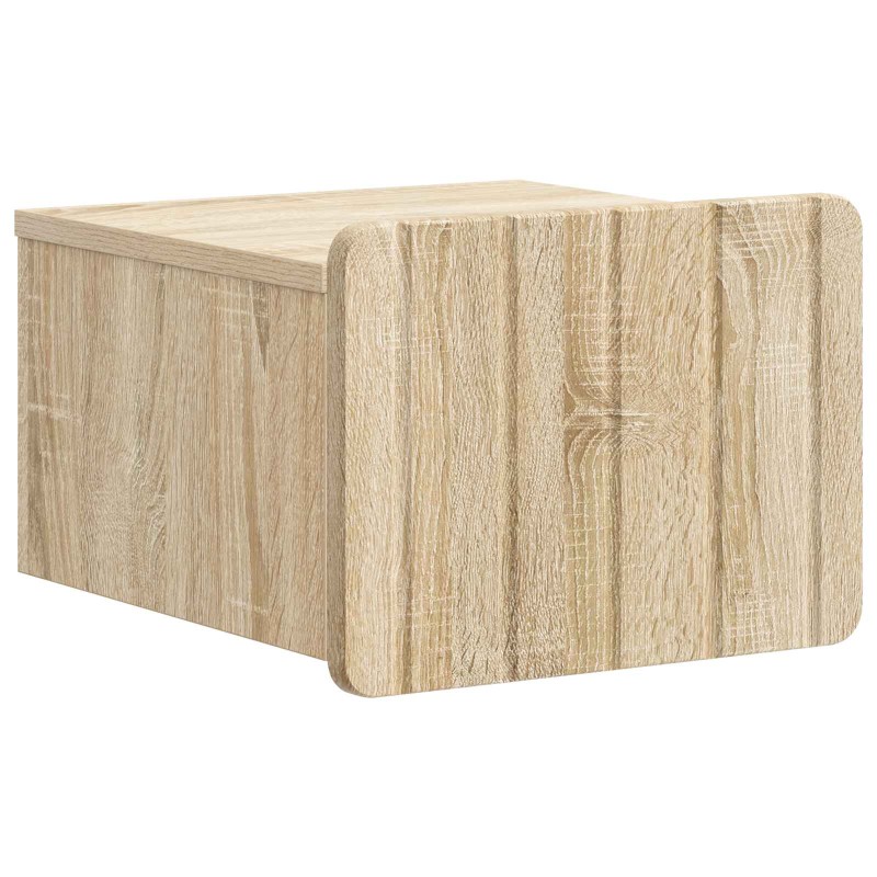 vidaXL Τοίχου Κρεμαστό Κομοδίνο Sonoma Δρυς 33 x 34,5 x 24 εκ.