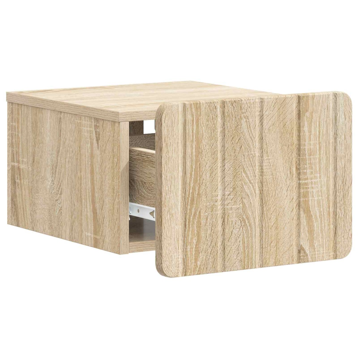 vidaXL Τοίχου Κρεμαστό Κομοδίνο Sonoma Δρυς 33 x 34,5 x 24 εκ.