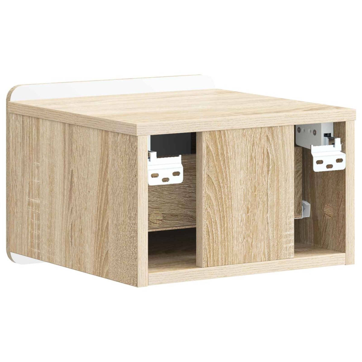 vidaXL Τοίχου Κρεμαστό Κομοδίνο Sonoma Δρυς 33 x 34,5 x 24 εκ.
