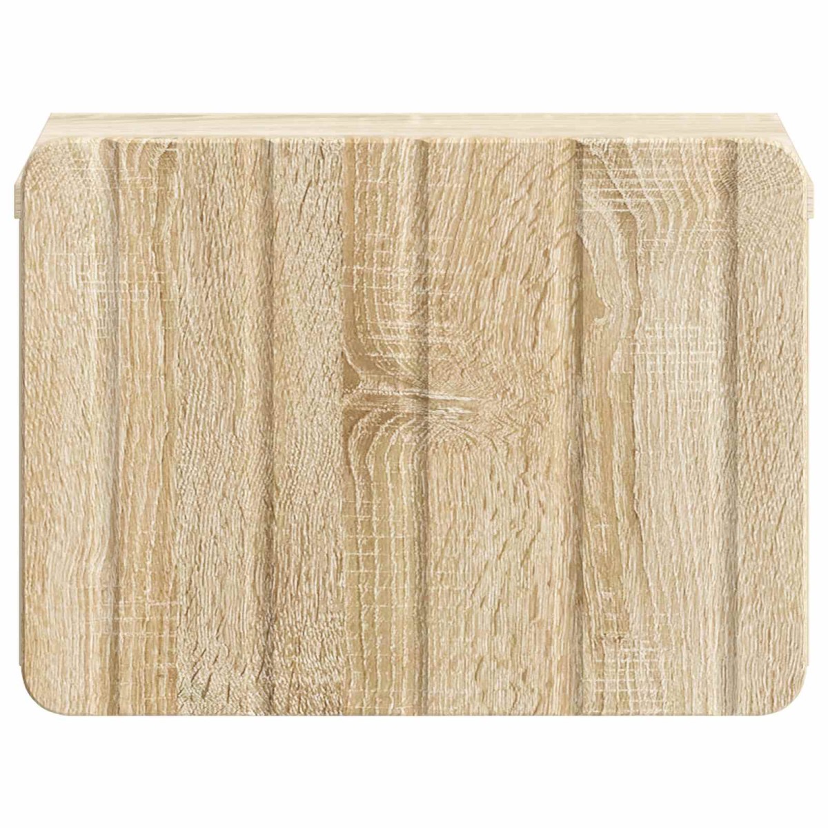 vidaXL Τοίχου Κρεμαστό Κομοδίνο 2 τμχ. Sonoma Δρυς 33 x 34,5 x 24 εκ.