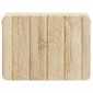 vidaXL Τοίχου Κρεμαστό Κομοδίνο 2 τμχ. Sonoma Δρυς 33 x 34,5 x 24 εκ.