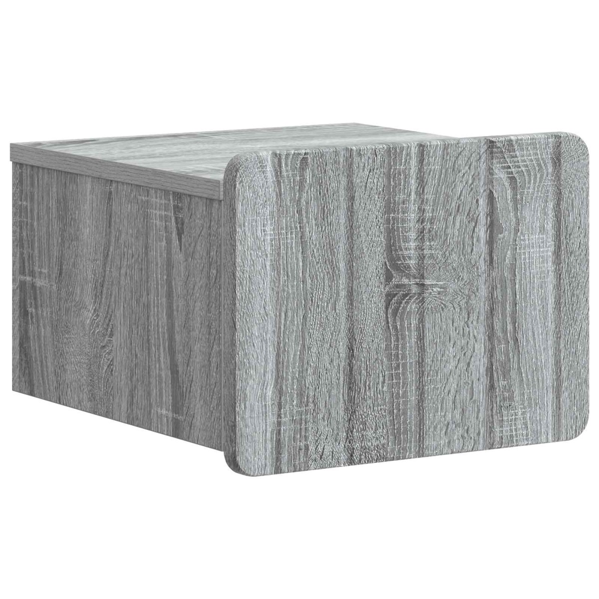 vidaXL Τοίχου Κρεμαστό Κομοδίνο Γκρι Sonoma 33 x 34,5 x 24 εκ.