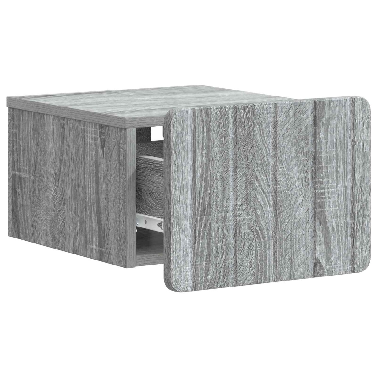 vidaXL Τοίχου Κρεμαστό Κομοδίνο 2 τμχ. Γκρι Sonoma 33 x 34,5 x 24 εκ.