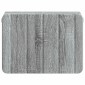 vidaXL Τοίχου Κρεμαστό Κομοδίνο 2 τμχ. Γκρι Sonoma 33 x 34,5 x 24 εκ.