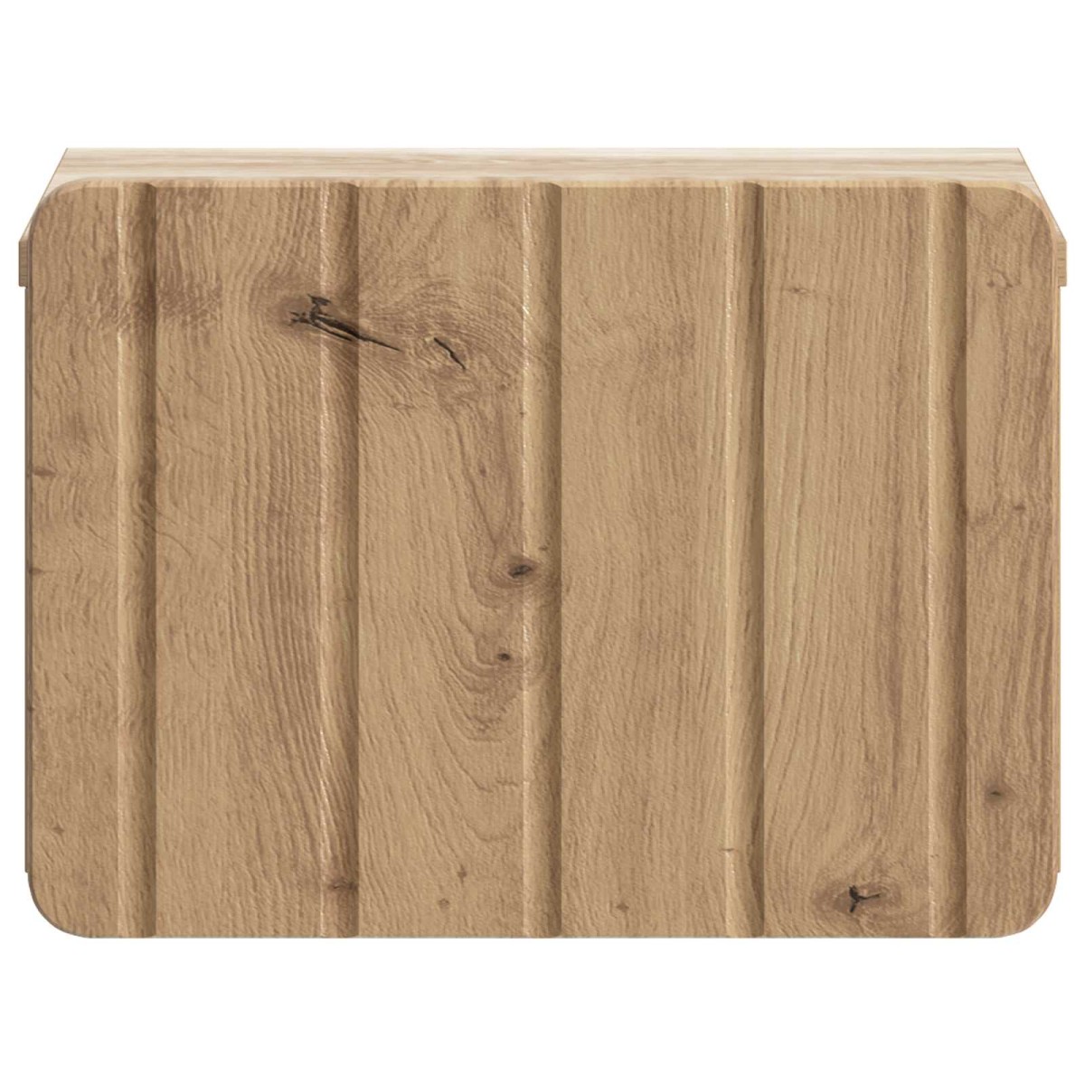 vidaXL Τοίχου Κρεμαστό Κομοδίνο Artisan Δρυς 33 x 34,5 x 24 εκ.