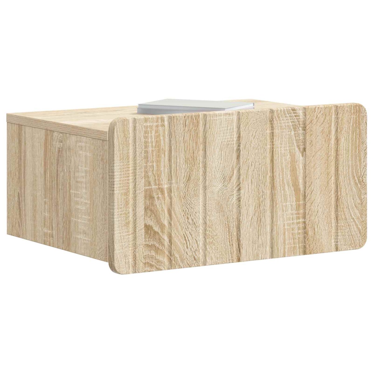 vidaXL Τοίχου Κρεμαστό Κομοδίνο Sonoma Δρυς 49 x 34,5 x 24 εκ.