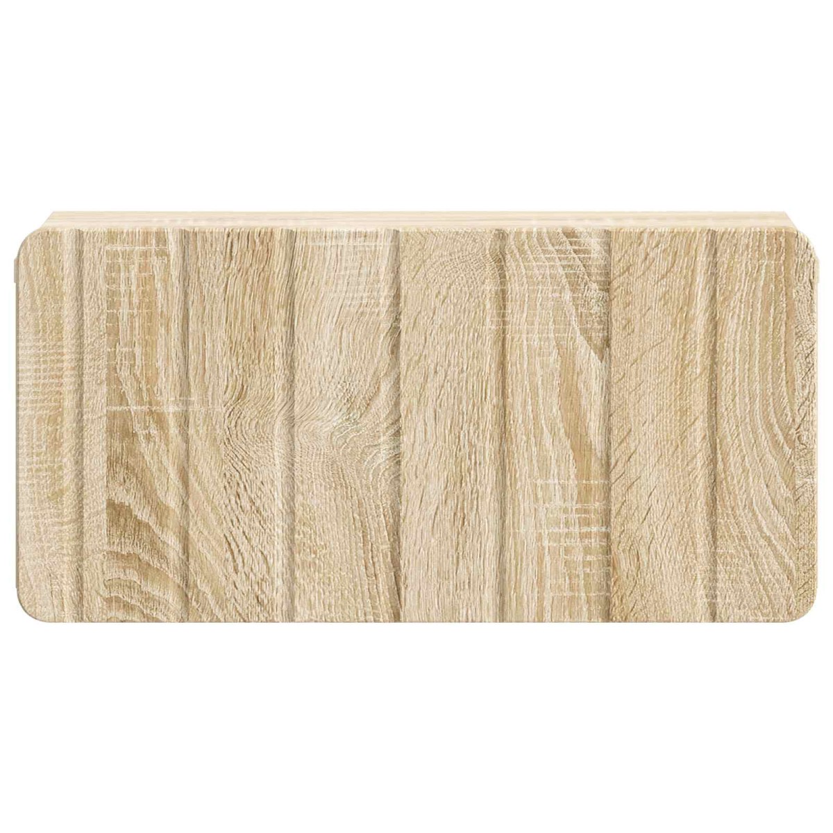 vidaXL Τοίχου Κρεμαστό Κομοδίνο Sonoma Δρυς 49 x 34,5 x 24 εκ.