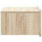 vidaXL Τοίχου Κρεμαστό Κομοδίνο Sonoma Δρυς 49 x 34,5 x 24 εκ.