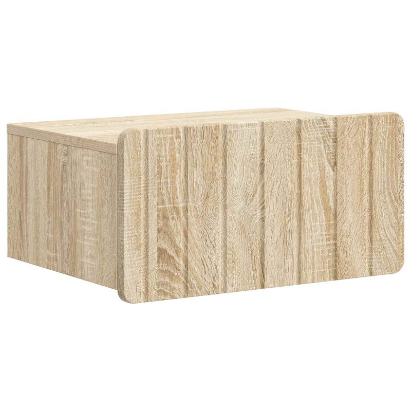 vidaXL Τοίχου Κρεμαστό Κομοδίνο Sonoma Δρυς 49 x 34,5 x 24 εκ.