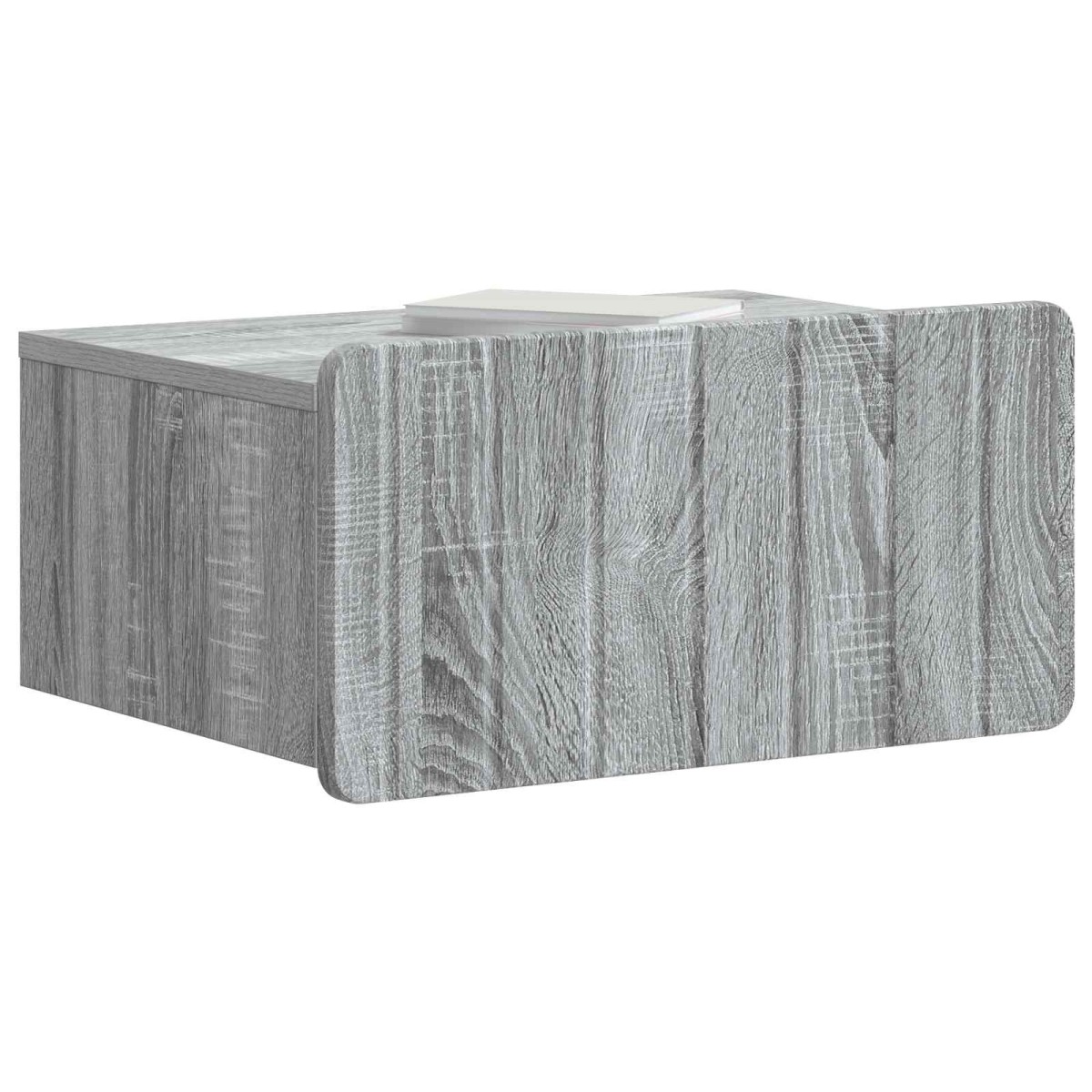 vidaXL Τοίχου Κρεμαστό Κομοδίνο Γκρι Sonoma 49 x 34,5 x 24 εκ.