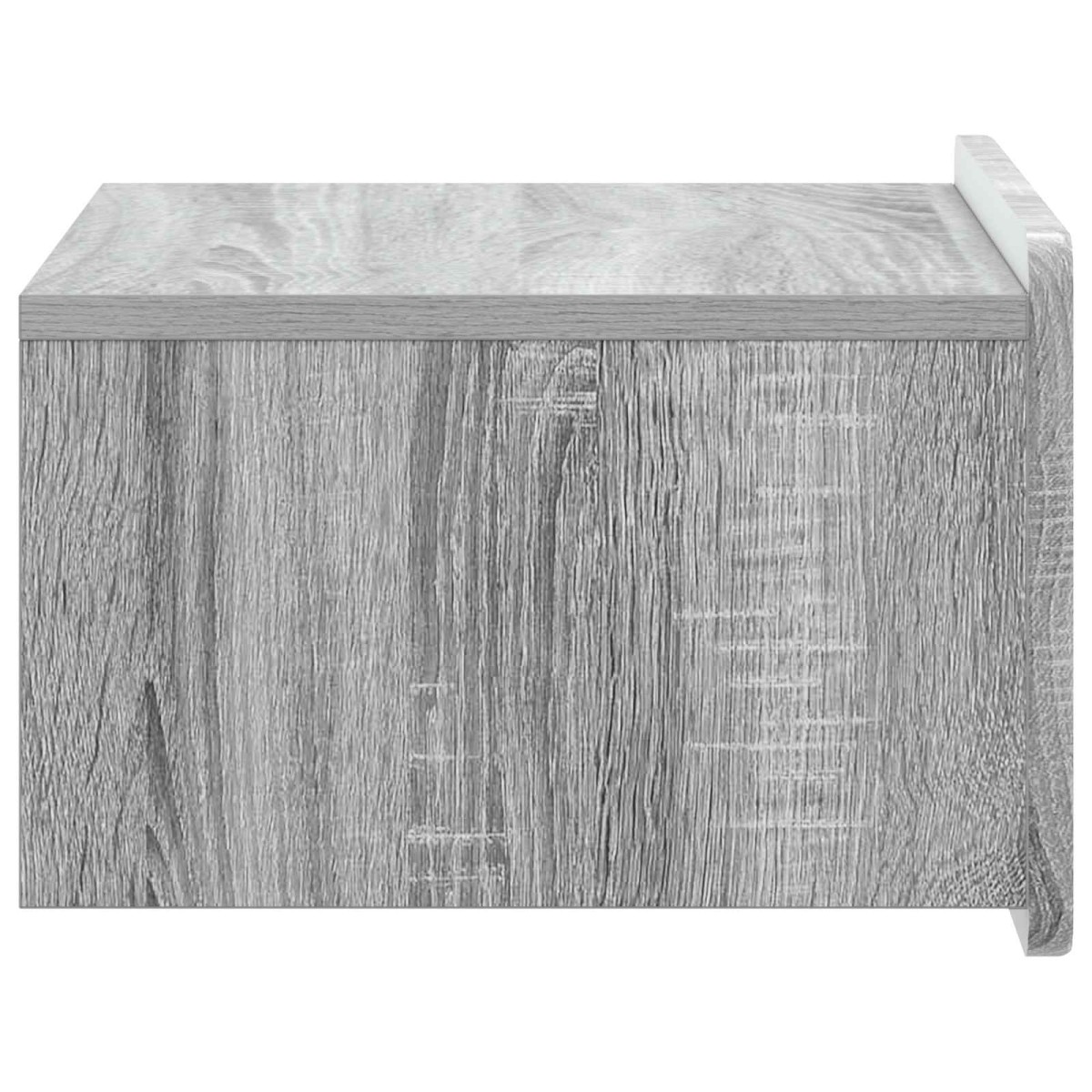 vidaXL Τοίχου Κρεμαστό Κομοδίνο Γκρι Sonoma 49 x 34,5 x 24 εκ.