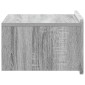 vidaXL Τοίχου Κρεμαστό Κομοδίνο Γκρι Sonoma 49 x 34,5 x 24 εκ.