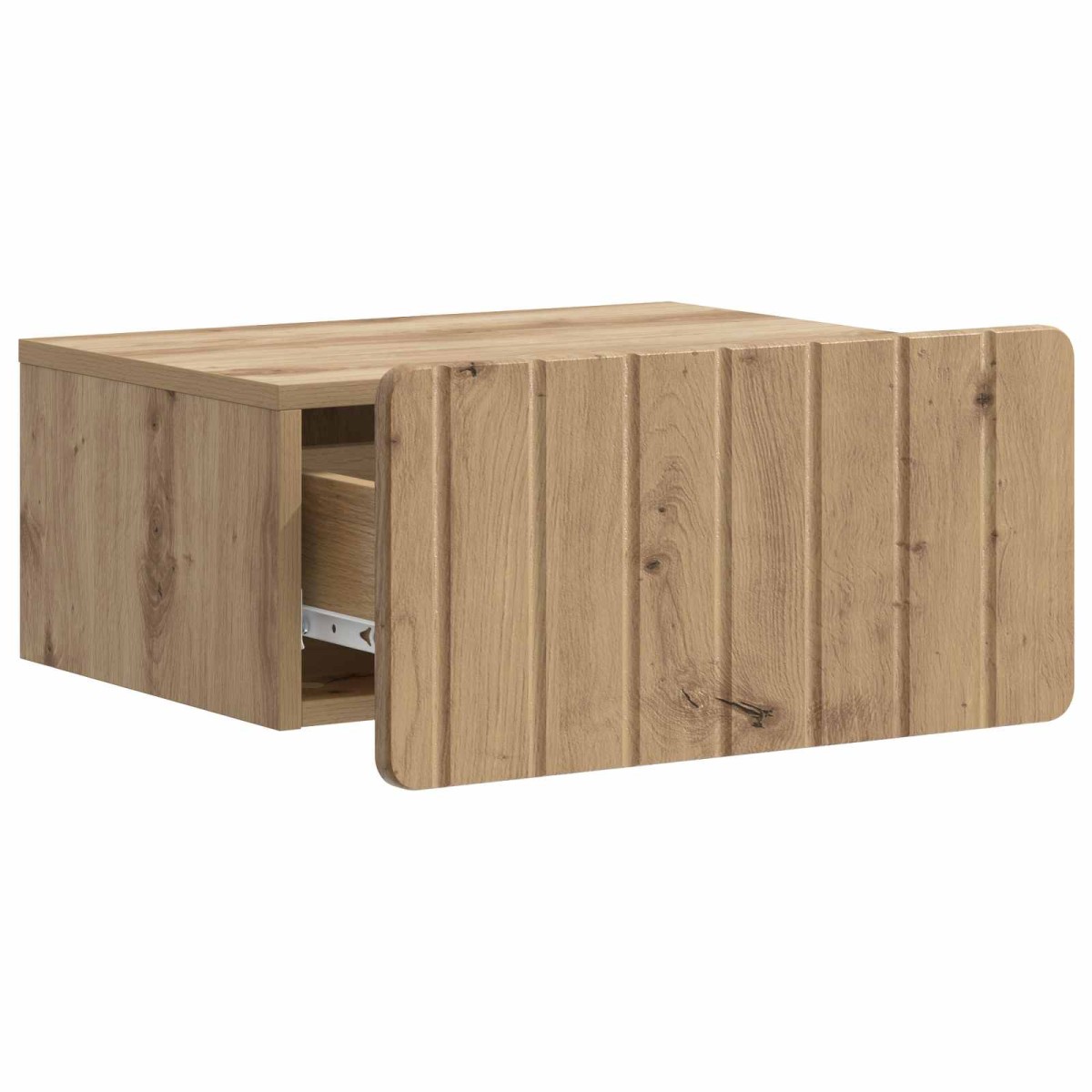 vidaXL Τοίχου Κρεμαστό Κομοδίνο Artisan Δρυς 49 x 34,5 x 24 εκ.