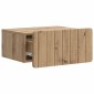 vidaXL Τοίχου Κρεμαστό Κομοδίνο 2 τμχ. Artisan Δρυς 49 x 34,5 x 24 εκ.