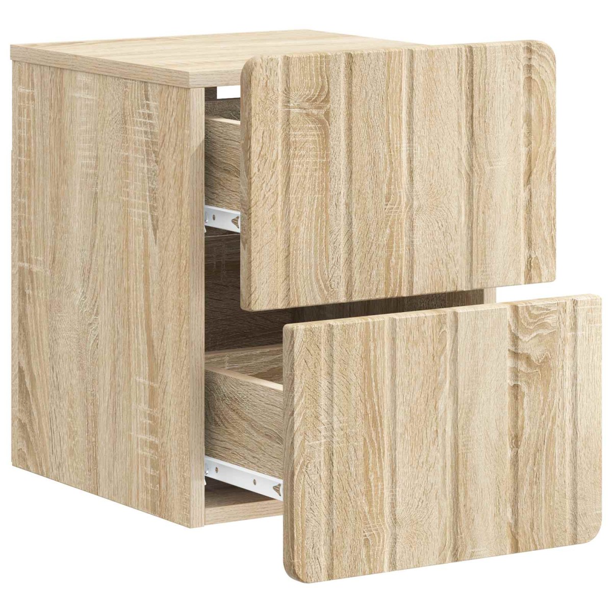 vidaXL Τοίχου Κρεμαστό Κομοδίνο Sonoma Δρυς 33 x 34,5 x 43 εκ.