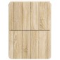 vidaXL Τοίχου Κρεμαστό Κομοδίνο Sonoma Δρυς 33 x 34,5 x 43 εκ.