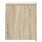vidaXL Τοίχου Κρεμαστό Κομοδίνο Sonoma Δρυς 33 x 34,5 x 43 εκ.