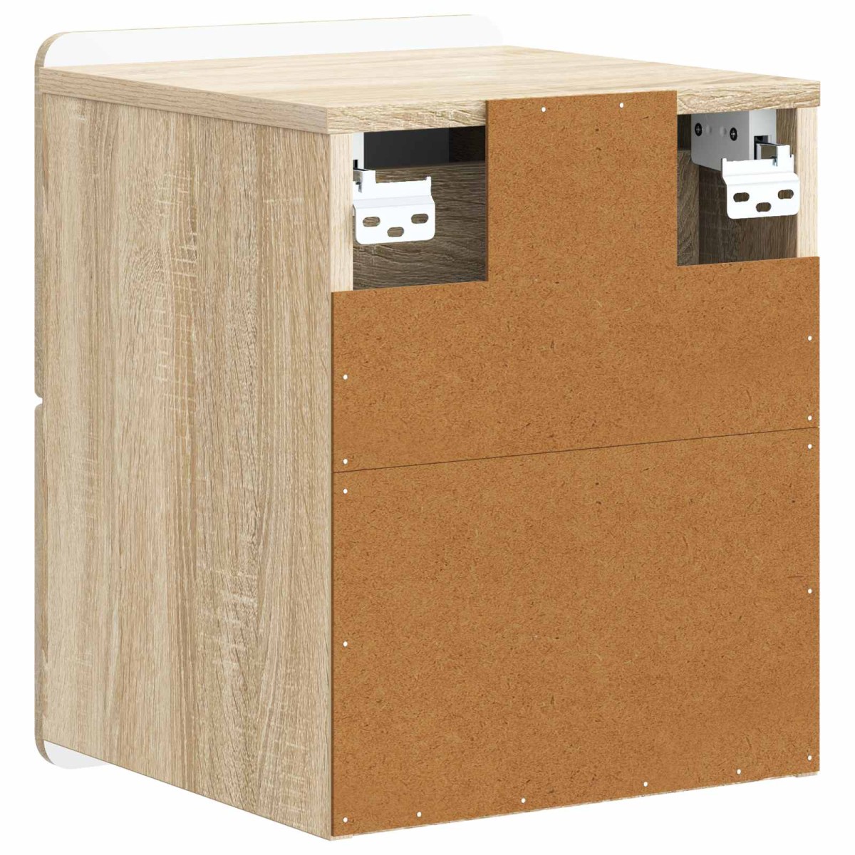 vidaXL Τοίχου Κρεμαστό Κομοδίνο Sonoma Δρυς 33 x 34,5 x 43 εκ.
