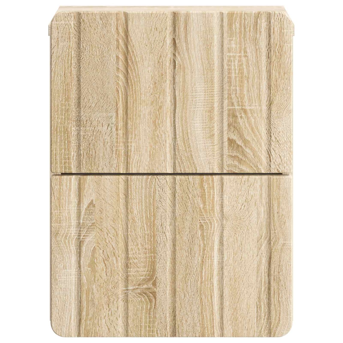 vidaXL Τοίχου Κρεμαστό Κομοδίνο 2 τεμ. Sonoma Δρυς 33 x 34,5 x 43 εκ.