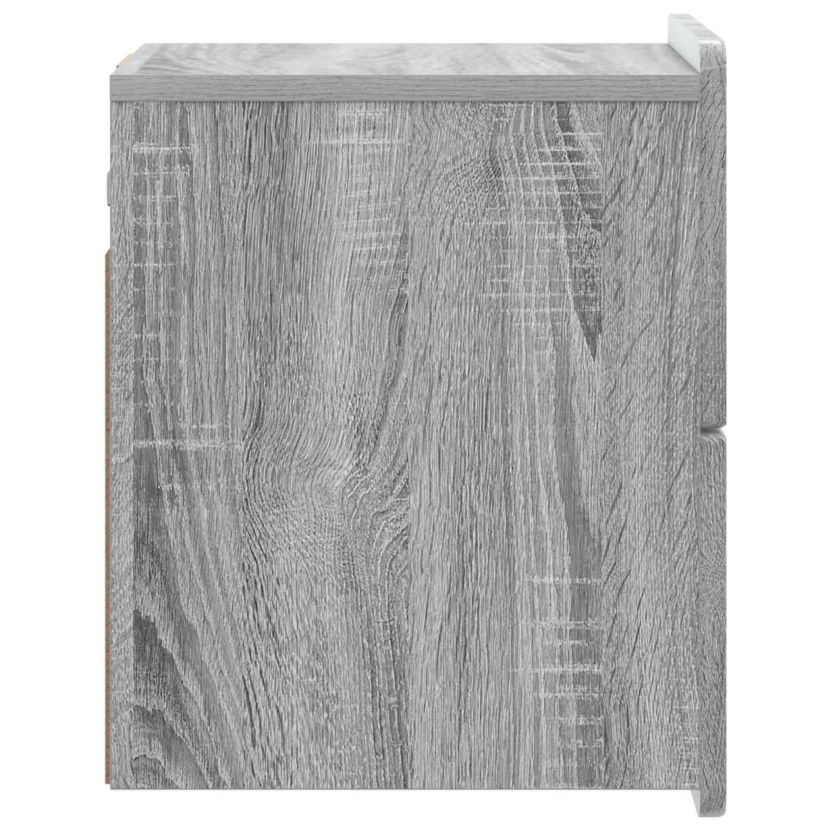 vidaXL Τοίχου Κρεμαστό Κομοδίνο Γκρι Sonoma 33 x 34,5 x 43 εκ.