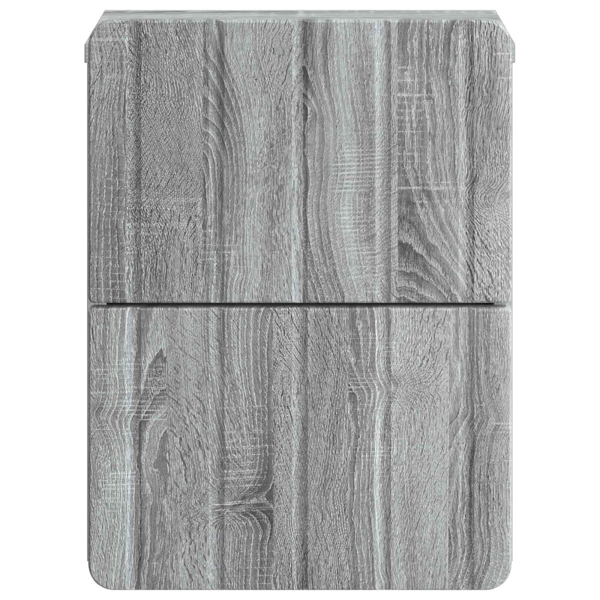 vidaXL Τοίχου Κρεμαστό Κομοδίνο 2 τεμ. Γκρι Sonoma 33 x 34,5 x 43 εκ.