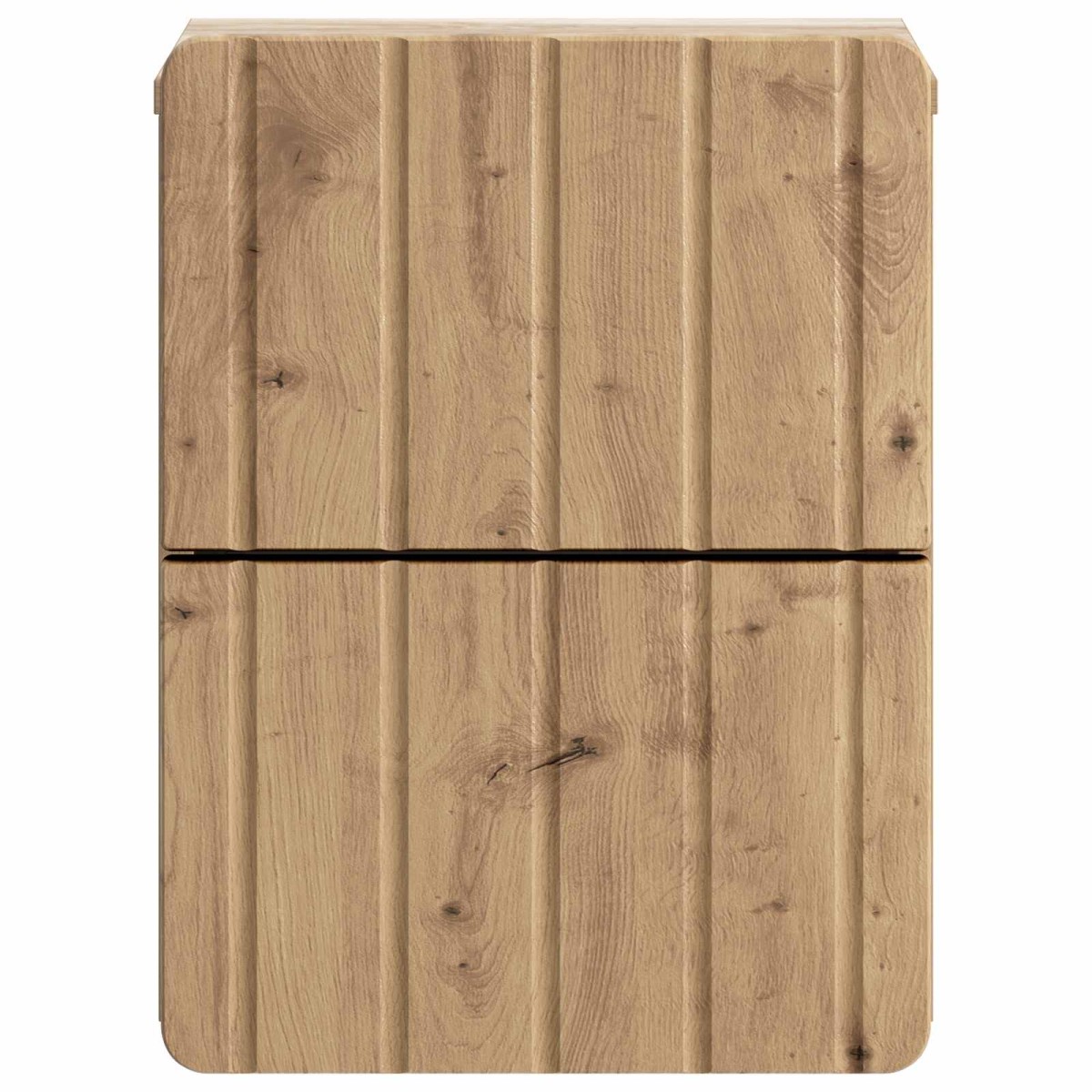 vidaXL Τοίχου Κρεμαστό Κομοδίνο Artisan Δρυς 33 x 34,5 x 43 εκ.