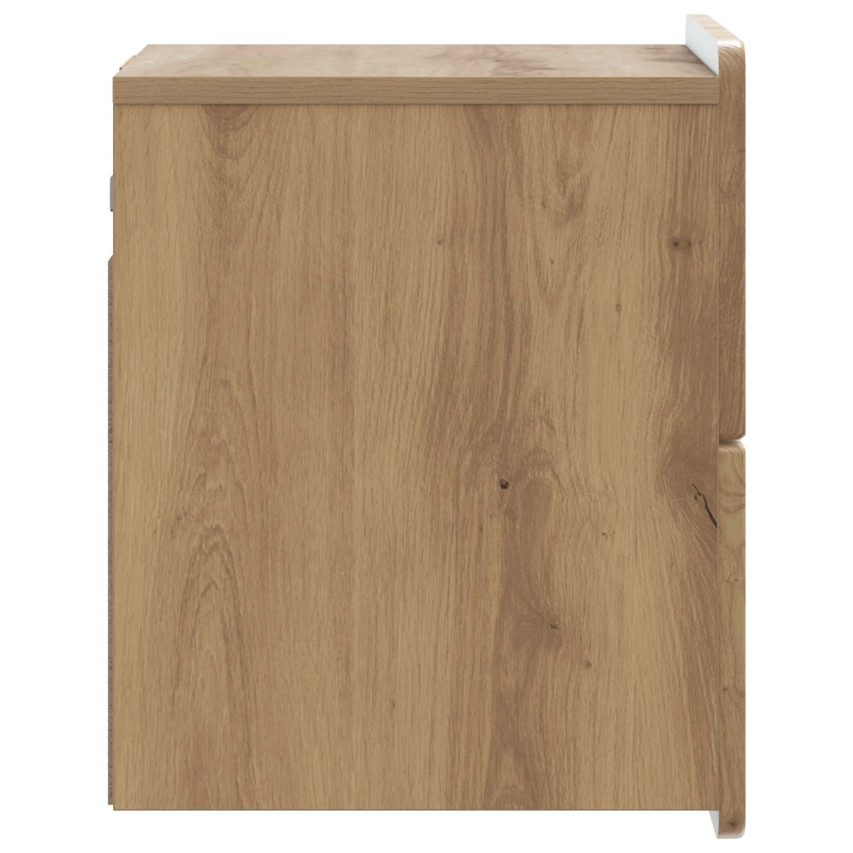 vidaXL Τοίχου Κρεμαστό Κομοδίνο Artisan Δρυς 33 x 34,5 x 43 εκ.
