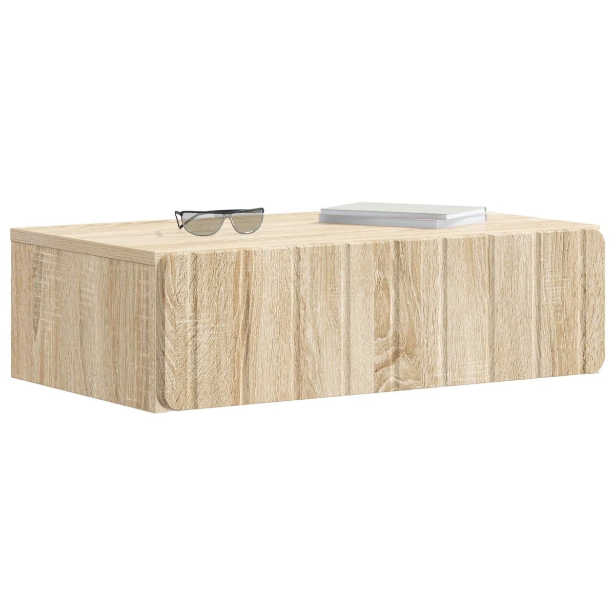 vidaXL Τραπεζάκι Τοίχου Sonoma Δρυς 59 x 34,5 x 17 εκ.