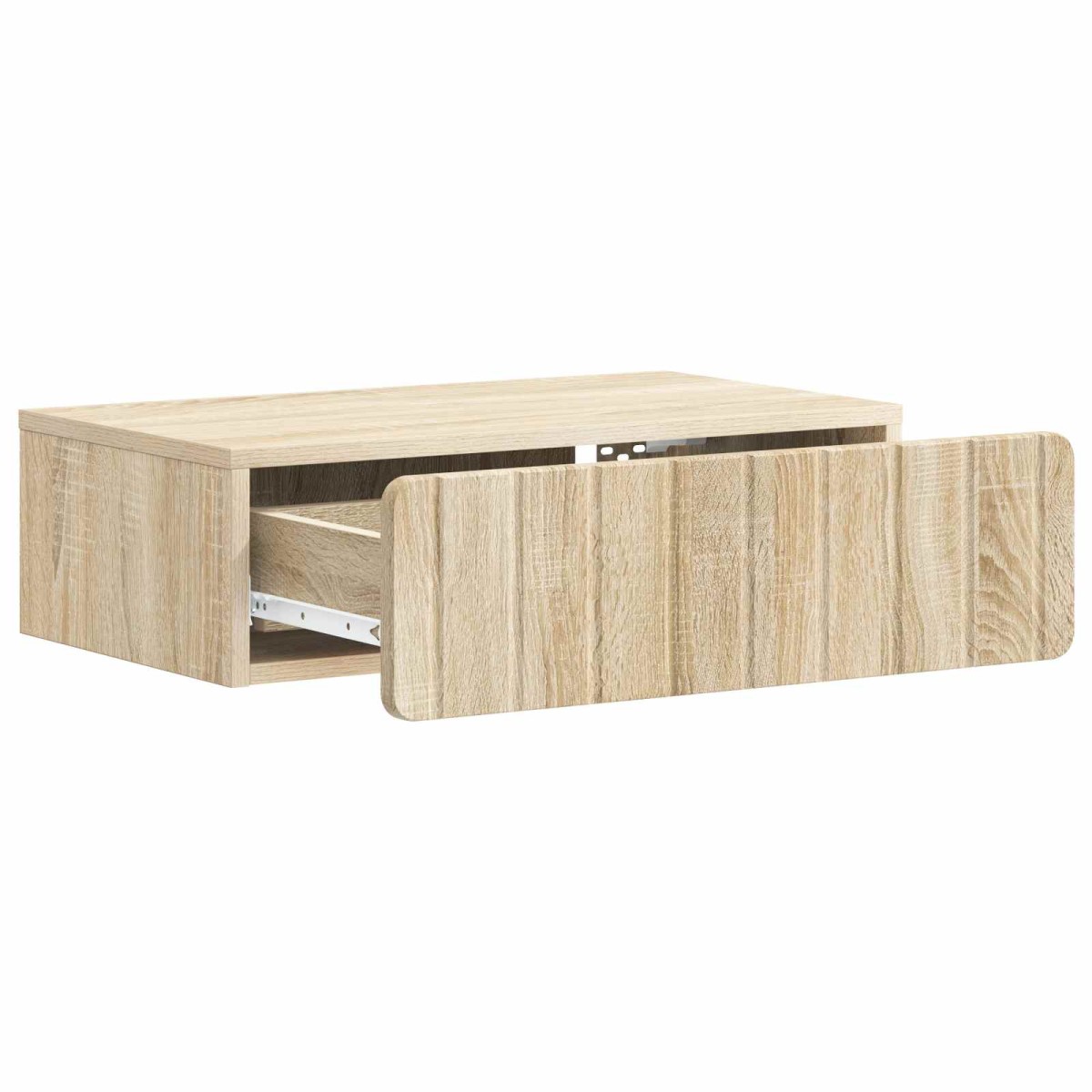 vidaXL Τραπεζάκι Τοίχου Sonoma Δρυς 59 x 34,5 x 17 εκ.